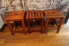 SUITE 3 TABOURET-FERME-ATELIER-latte bois-DESIGN 1950-60-70-déco gîte chalet