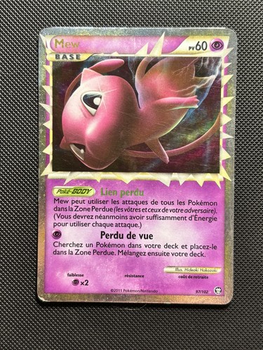 Carte pokémon mew - pokémon,