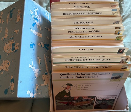 Fiches tintin l unite lot - fiches,