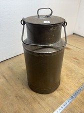 N. 1 ANCIEN POT À LAIT Fer Blanc bidon vintage alu déco 2 Litres