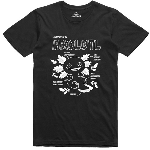 Shirt axolotl nature 100 - nature, 100%