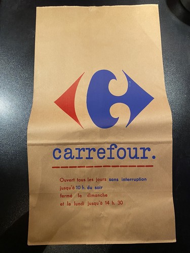 Rare ancien grand sac papier - ancien,