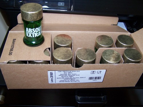 Verres vert shot - shot, shooter