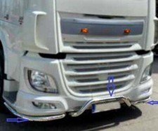 3 Pièce Acier Inoxydable Pare-Choc Arceau de Sécurité pour DAF XF 106 Moustache