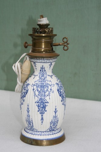 Pied lampe faience - de, en