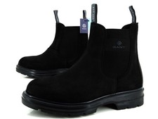 Gant Gretty Chelsea Bottes D'Hiver Chaussures Bottes Biker Cuir Taille 45