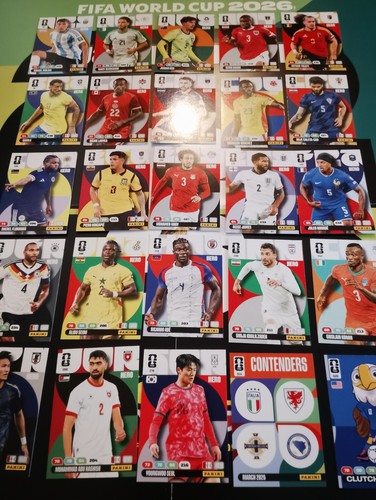 Cartes de base adrenalyn - 1/2,
