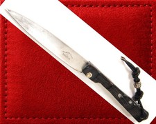 *ANCIEN COUTEAU  VENDETTA*À LA MÉDAILLE D'OR .PAUZIN *ANTILOPE* GUILLOCHÉ*FRANCE