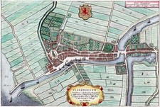 Reproduction plan ancien de Vlaardingen 1649