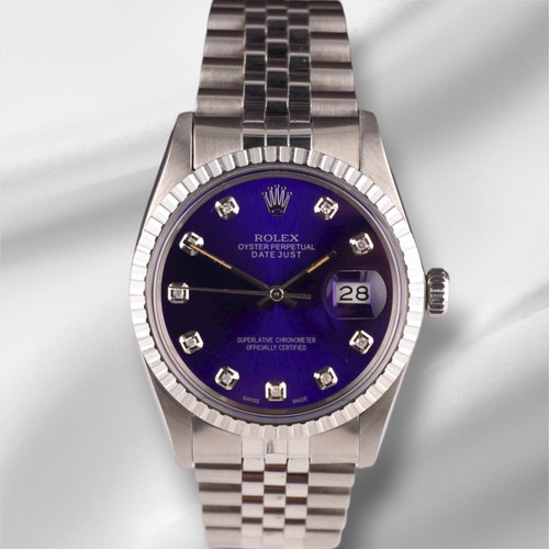 Rolex datejust acier mm - rolex,