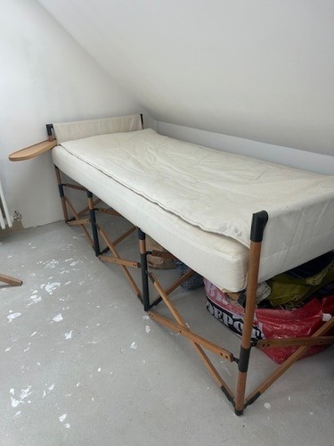 Lit camp pliant teck - de,