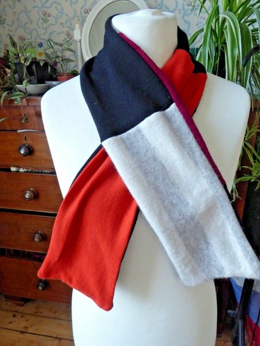 Foulard cachemire patchwork