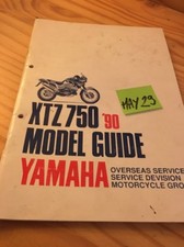 Yamaha XVZ750 Ténéré 1990 XVZ 750 guide modèle model modellbeschreibung 