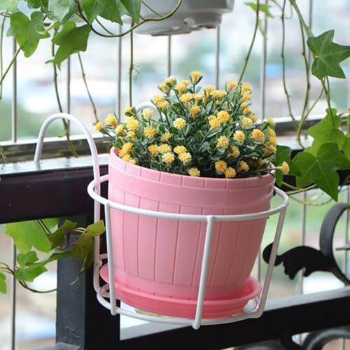 Porte pot fleurs - porte-pot, noir