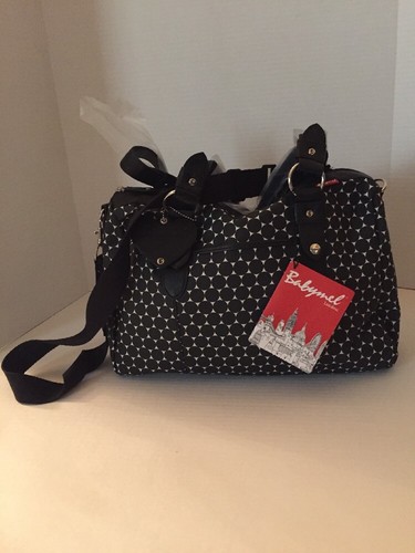 Babymel diaper bag ella black - diaper,