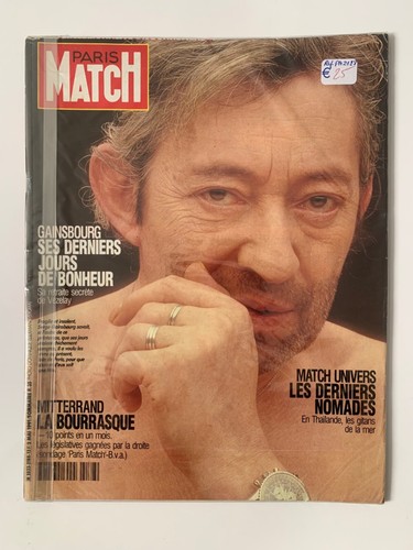 Serge gainsbourg paris match - serge,