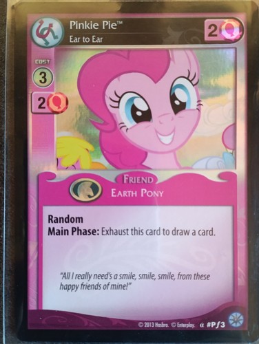 Little pony tcg pinkie pie - my,