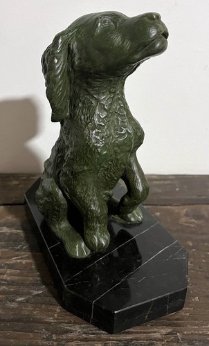 Chiot épagneul art déco - "chiot, épagneul"