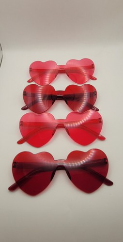 Lot paires lunettes coeur - paires,