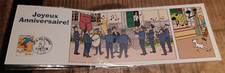 Tintin - Ensemble enveloppe, timbre,  thème anniversaire, château de Moulinsart