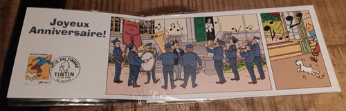 Tintin ensemble enveloppe - tintin,