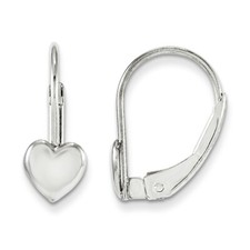 14K or Blanc Poli Coeur