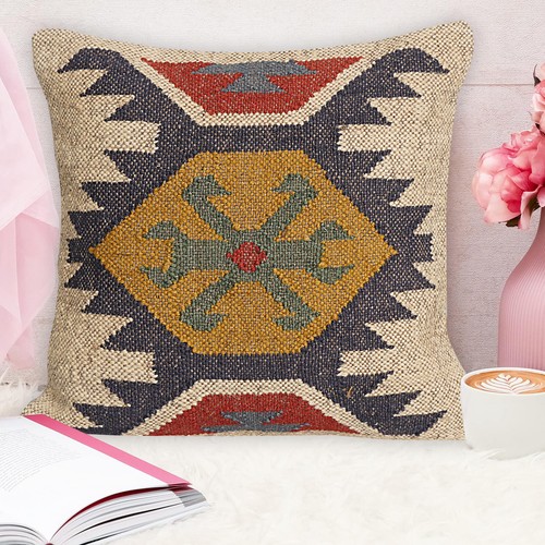 Housse coussin jute - de,