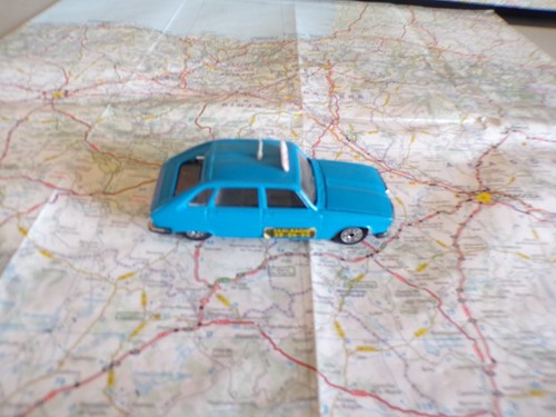 Renault taxi radio - taxi, bleue