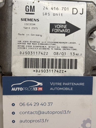 Ecu calculateur capteur airbag - capteur,