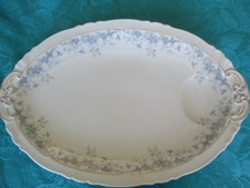 Plat a viande en porcelaine de limoges Haviland modèle courette