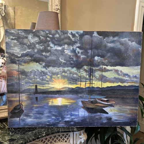 Tableau grande huile sur - tableau,