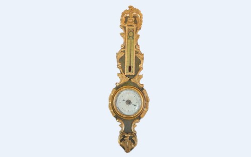 Baromètre louis bois doré - xv,