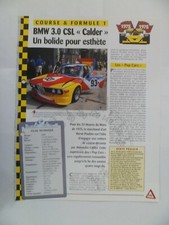 CARTE FICHE AUTO  BMW 3.0 CSL