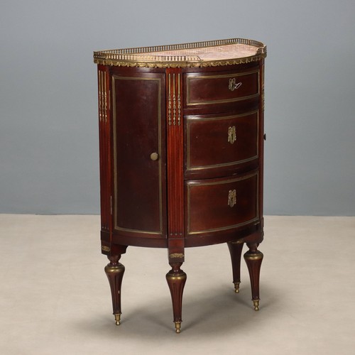 Buffet demi lune ancien - buffet, acajou