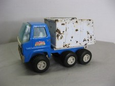 Ancien camion jouet Rico Made in Spain couleur bleu année 1970