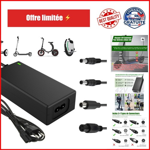 Chargeur trotinette - chargeur,