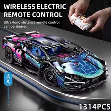 1314PCS 1:14 Kits De Voitures De Course Statiques Ou Télécommandées Avec Moteur 