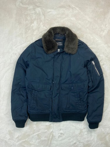 Blouson aviateur schott - blouson, bleu