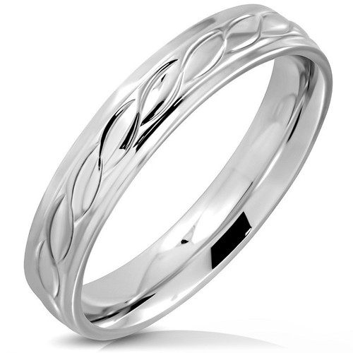 Bague anneau bijou acier - anneau, en
