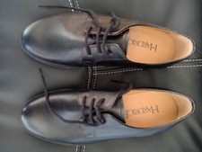 RARE ! Derbies HARDRIGE neufs noirs plein cuir pointure 38