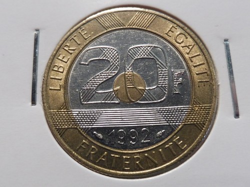 Monnaie neuve frs mont - neuve, 20