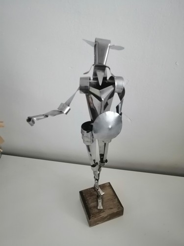 Sculpture don quichotte métal - quichotte,