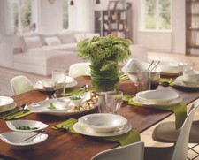 VILLEROY & BOCH Vaisselle 36 Pièces 12 Gens Neuf Cottage Basic Blanc Revendeur