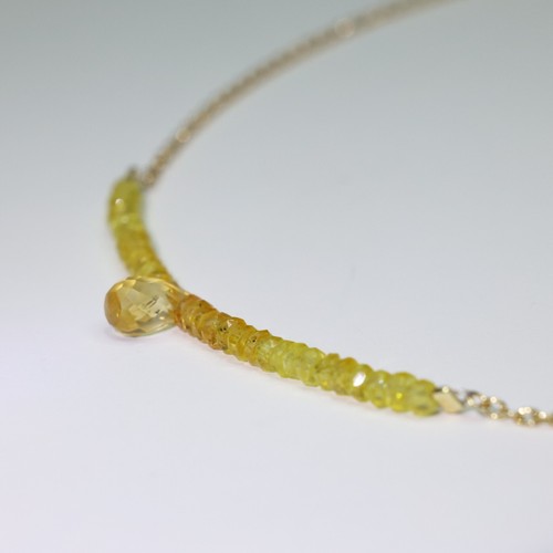 Collier pierre précieuse - collier, en
