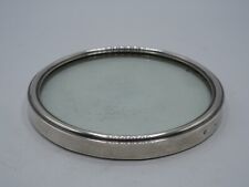 BEAU DESSOUS DE BOUTEILLE EN ARGENT MASSIF POINCON MINERVE ET VERRE