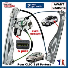 Mécanisme de Leve Vitre Avant Gauche pour Renault Clio 3 1.5 dCi 1.6L 5 Portes