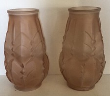 PAIRE DE VASE (2) VERRE