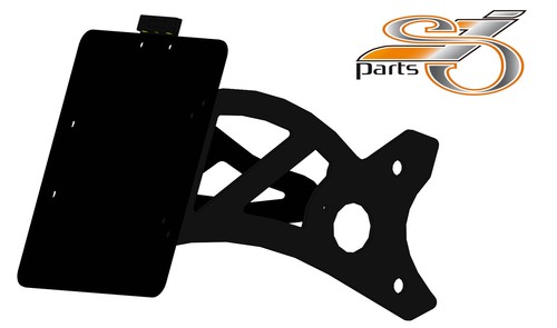 Porte plaque latéral noir - porte-plaque,