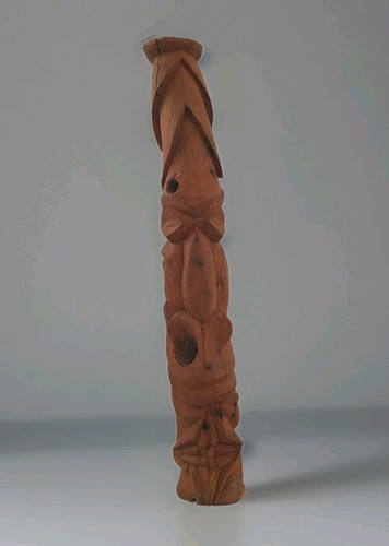 Statue tiki totem bois art - statue, en