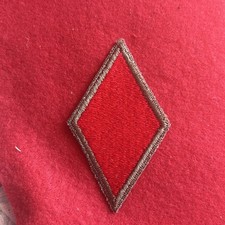 WW2 US ARMY PATCH 5 TH INFANTRY DIVISION GREEN BACK OD BORDER OFF UNIFORM